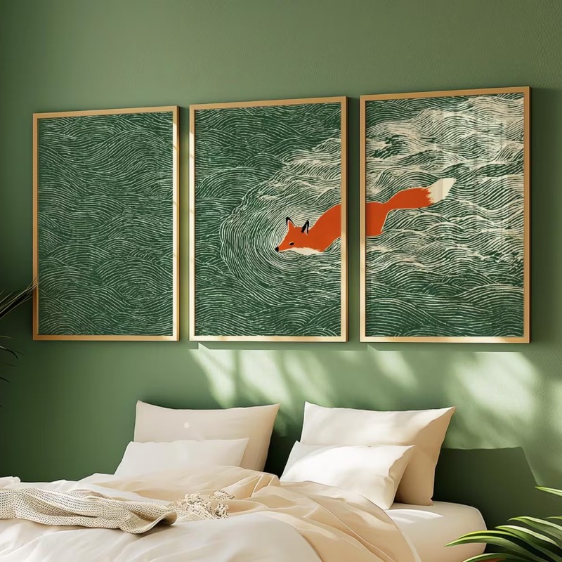 Abstract Canvas Set - Conjunto de 3 peças de pintura