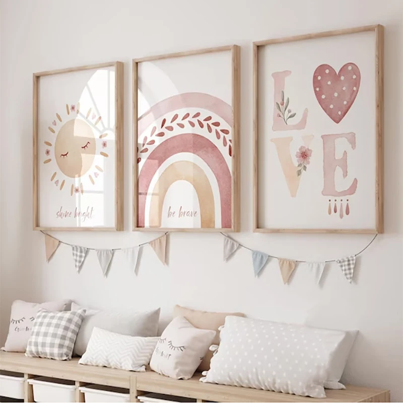 Abstract Canvas Set - Conjunto de 3 Pôsteres de Tela