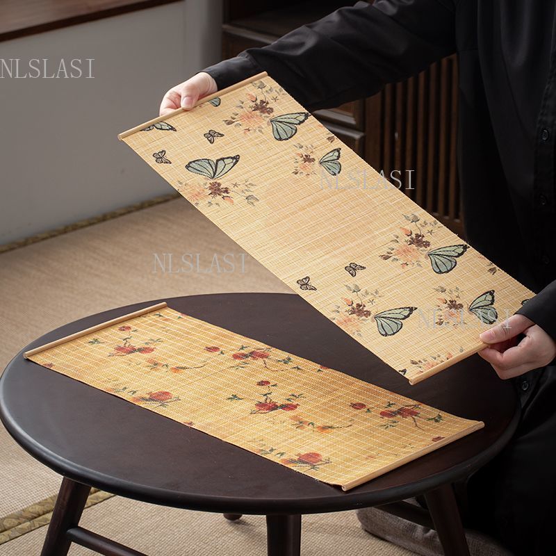 Caminho de mesa de bambu com e - Table Runner avaliação e preço