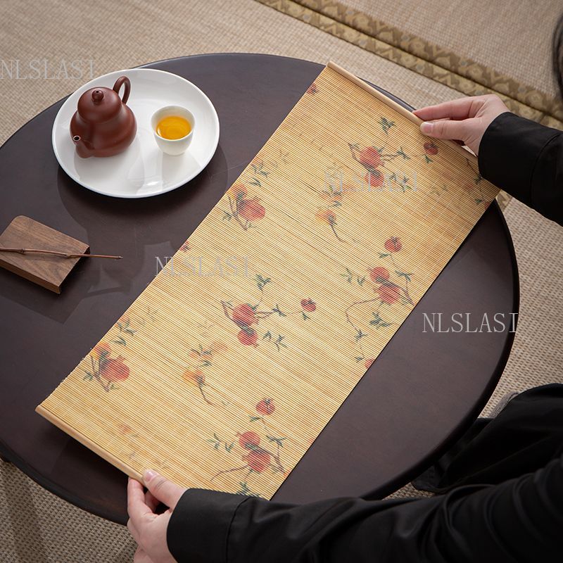 Caminho de mesa de bambu com e - Table Runner avaliação e preço