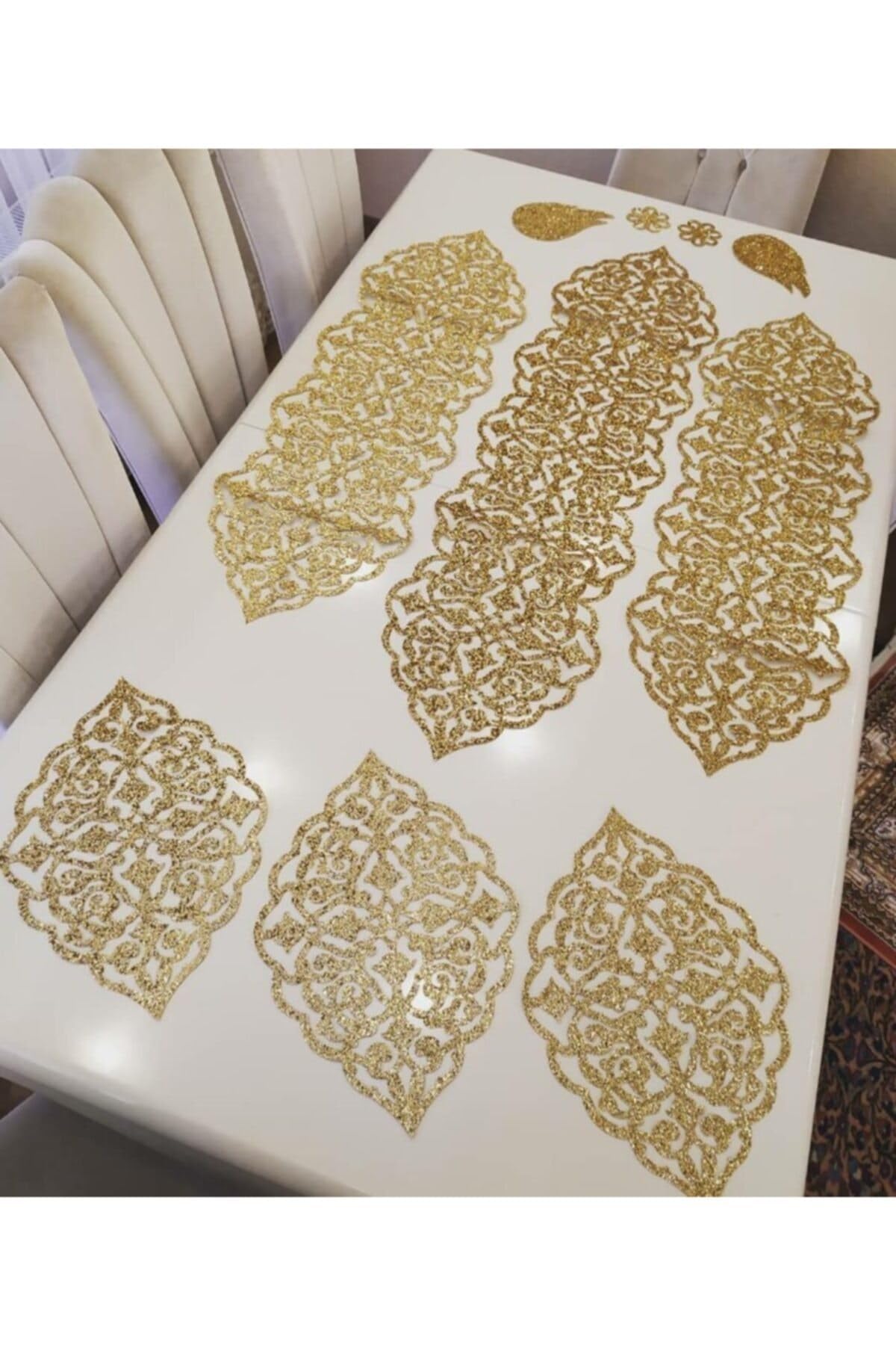 Conjunto de 10 peças de toalha - Table Runner avaliação e preço