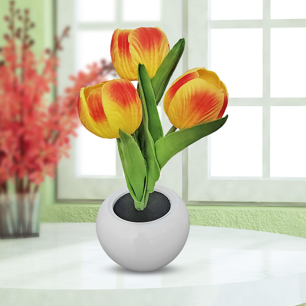 Luminária de mesa com tulipas  - Vase Decor avaliação e preço