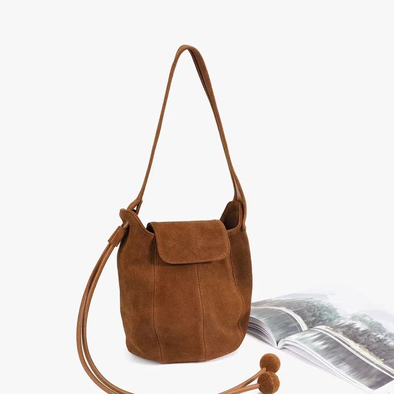 Bolsa balde de camurça fosca b - Interior Design High End avaliação e preço