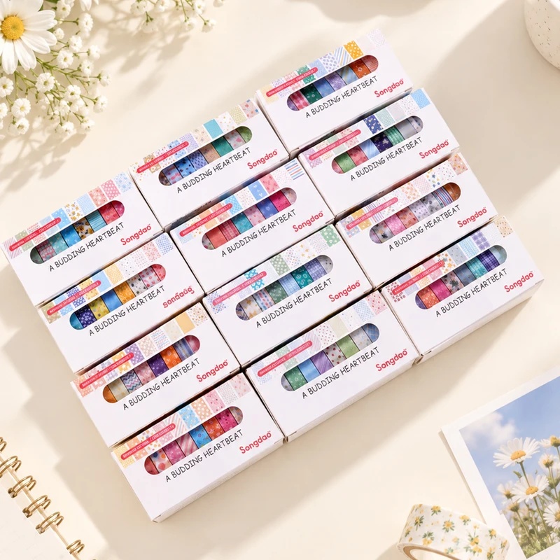 10 rolos de fita washi floral  - Wall Sticker avaliação e preço