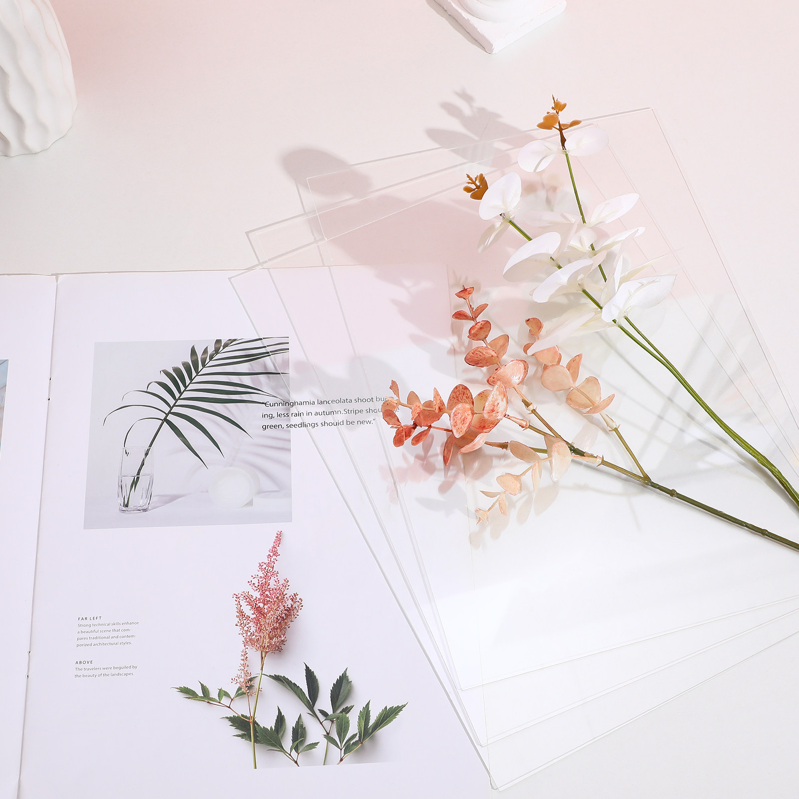 10 folhas de plástico transpar - Picture Frame avaliação e preço