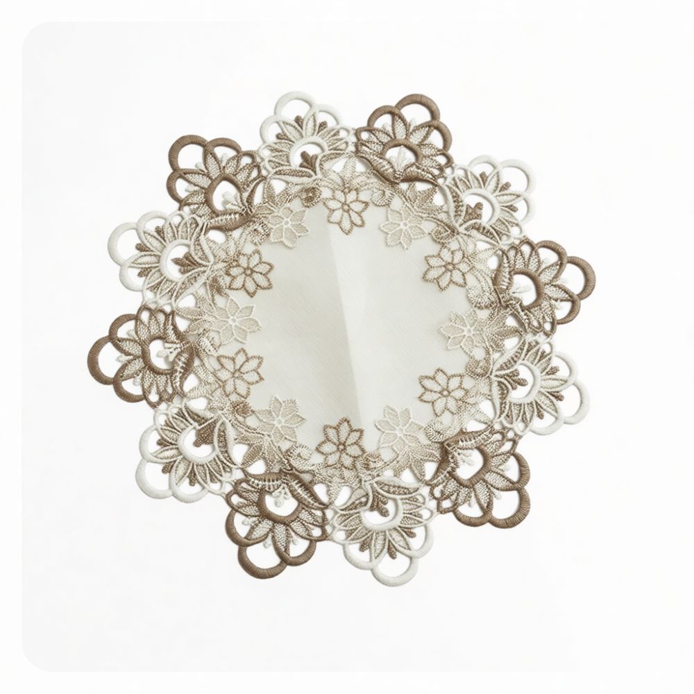 Sousplat de renda solúvel em á - Table Runner avaliação e preço